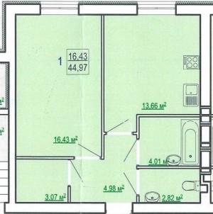 ул. Полтавский Шлях, 186 (г. Харьков, Ленинский район) - Продається квартира в новобудові, 17000 грн. за кв.м. - АФНУ