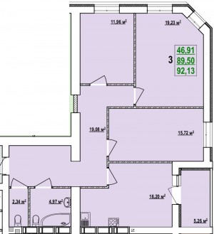 ул. Елизаветинская, 2Б (г. Харьков, Червонозаводский район) - Продається квартира в новобудові, 1658340 грн. - АФНУ