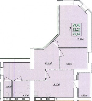 ул. Елизаветинская, 2Б (г. Харьков, Червонозаводский район) - Продається квартира в новобудові, 1362060 грн. - АФНУ